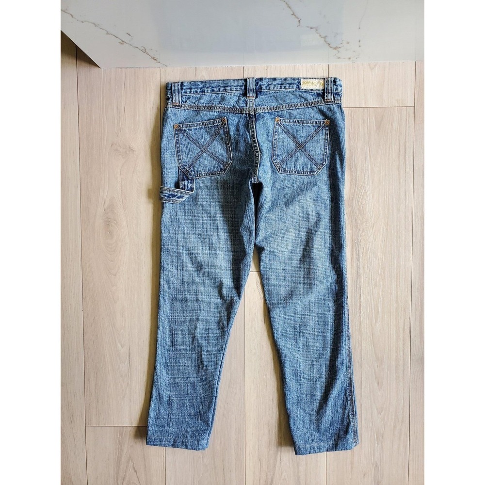Buffalo David Bitton Jeans Womens 27 Blue‎ Straight Relaxed Carpenter Denim